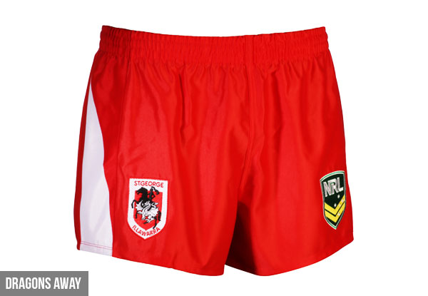 $19.99 for a Pair or NRL ISC Roosters or Dragons Shorts with Free Shipping