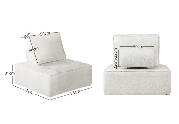 Brics Modular Sofa - Two Colours Available