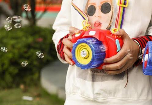 Musical Camera & Bubble Maker Toy
