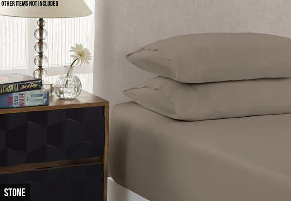 Royal Comfort 1500TC Fitted Sheet Set - Four Sizes & Six Colours Available