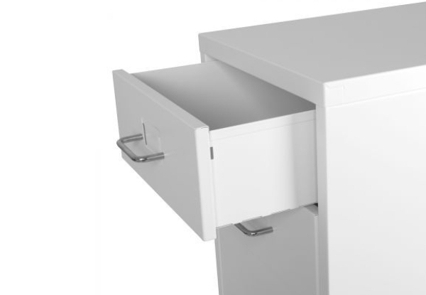 Three-Drawer Steel Storage Cabinet - Two Colours Available