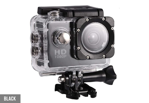 Extreme Sports+ Full HD Action Camera - Two Colours Available - Elsewhere Pricing $59.99