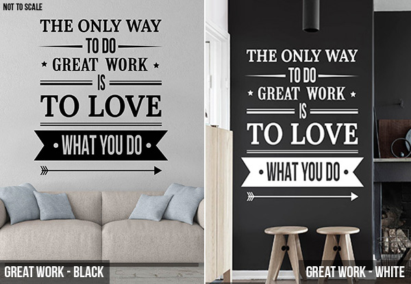 Inspirational Wall Decal - Seven Designs Available
