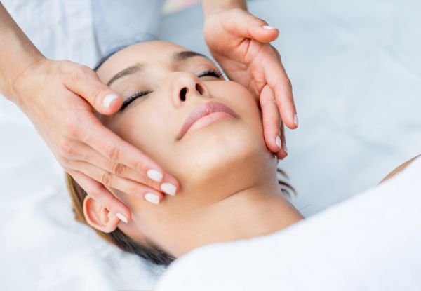 90-Minute Facial, Massage & Meditation Pampering Package incl. Deep Facial Cleansing, Skin Analysis Treatment, & Brow Shaping