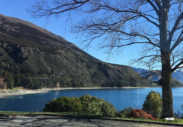 One-Night Wanaka Getaway for Two People in a Lake View Studio incl. The Signature Lamb Shoulder with Matching Wine - Option for Four People in a Family Room incl. Pizza & Bottle of Wine