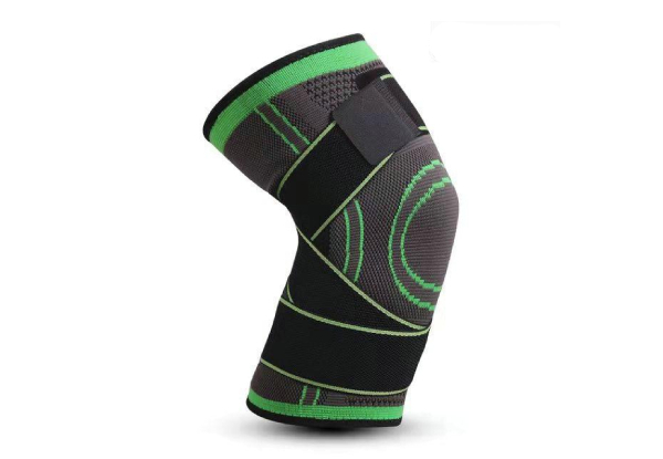 Elastic 3D Compression Support Knee Sleeve - Available in Three Colours & Six Sizes