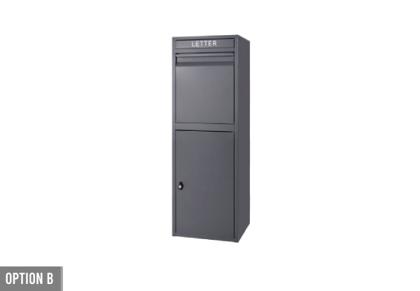 Freestanding Weatherproof Letterbox - Two Sizes Available