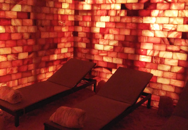 Salt Cave Pamper Experience incl. Halotherapy & Vibrosaun Session for One Person - Option for Two People Available