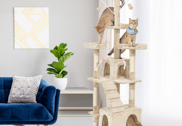PaWz Cat Condo Scratching Post - Two Colours Available