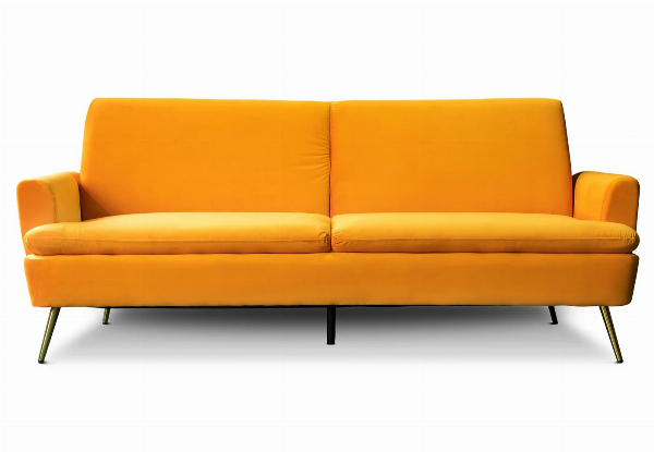 Gyllene Versatile Velvet Chaise Sofa Bed - Available in Four Colours