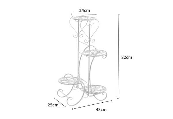 Levede Metal Plant Stand Rack - Two Colours Available