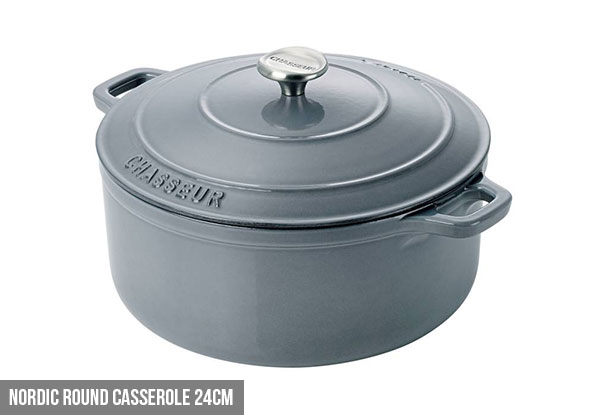 Chasseur Cast Iron Casserole Dishes- Four Options Available