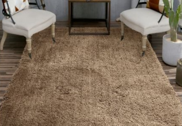 Ultra Soft Anti Slip Shaggy Rug - Two Sizes & Four Colours Available