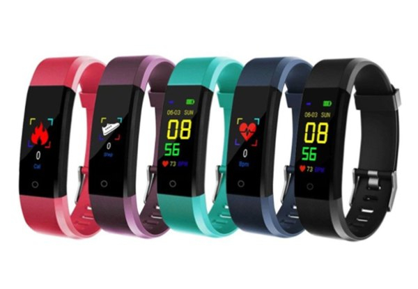 Bluetooth Sports Smart Bracelet - Five Colours Available