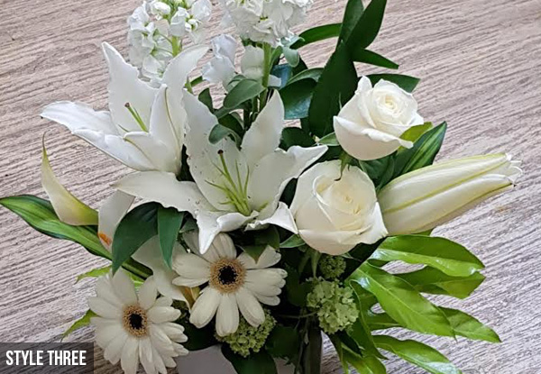 Give the Gift of Fresh Flowers - Four Styles Available - Auckland Delivery Only