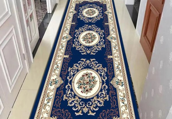 Non-Slip Soft Vintage Boho Persian Runner Rug - Available in Two Colours & Three Sizes