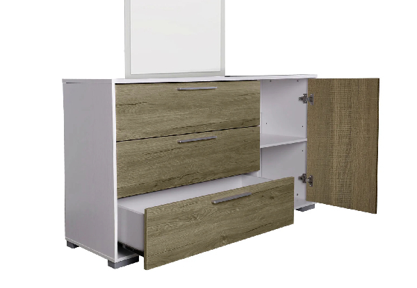 Brooklyn Contemporary Dresser with Mirror