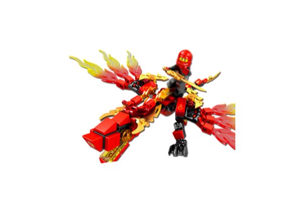 115-Piece Dragon Knight Building Blocks Toy - Two Colours Available with Free Metro Delivery