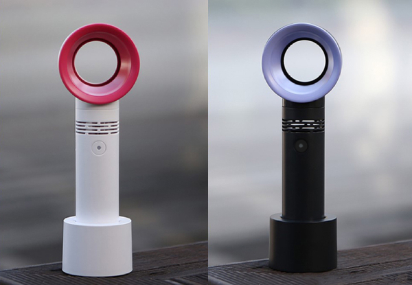 USB Rechargeable Hand-Held Mini Fan - Two Colours Available & Option for Two