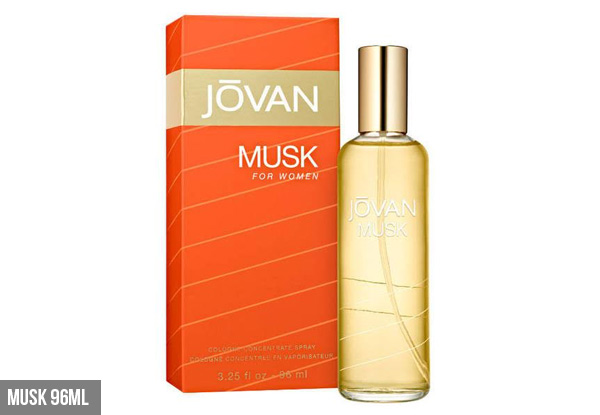 Jovan for Women Fragrance Range - Three Scents Available