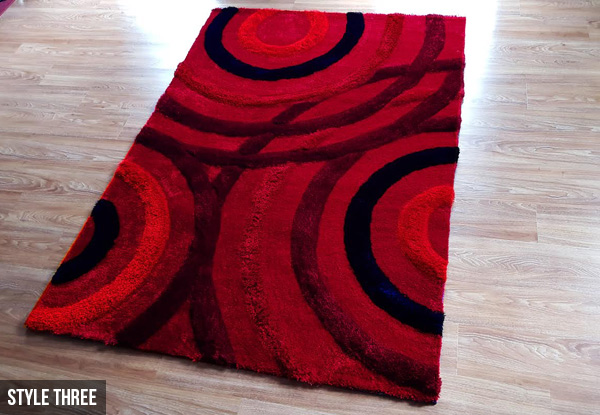 3D Thick Printed Rugs - Four Styles & Three Sizes Available - North Island Delivery Only