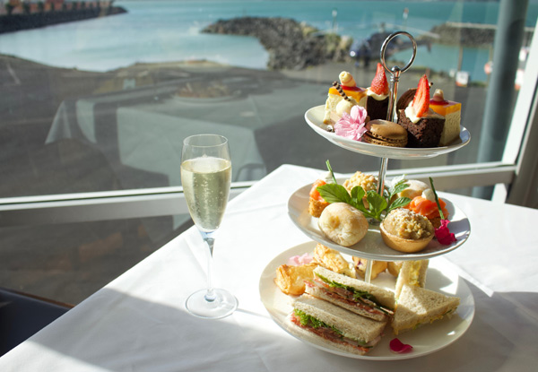 High Tea by the Sea for Two People incl. Tea & Coffee - Options to incl. a Glass of Bubbles & for Four, Six or Eight People