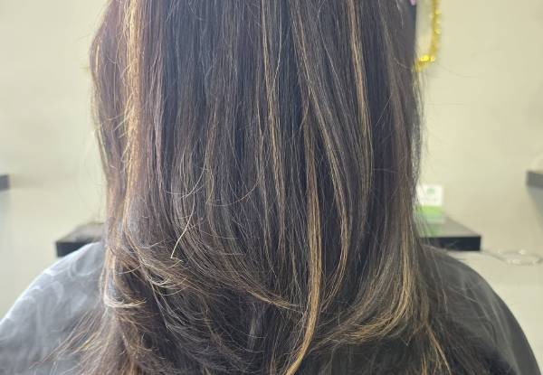 Short Hair Full Head Foils incl. Toner, Shampoo, Intense Hair Treatment, Blow Wave & Style - Mobile Service