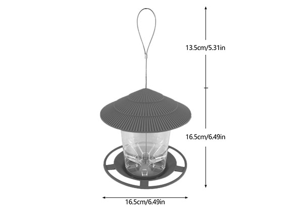 Outdoor Hanging Multiple Hole Bird Feeder