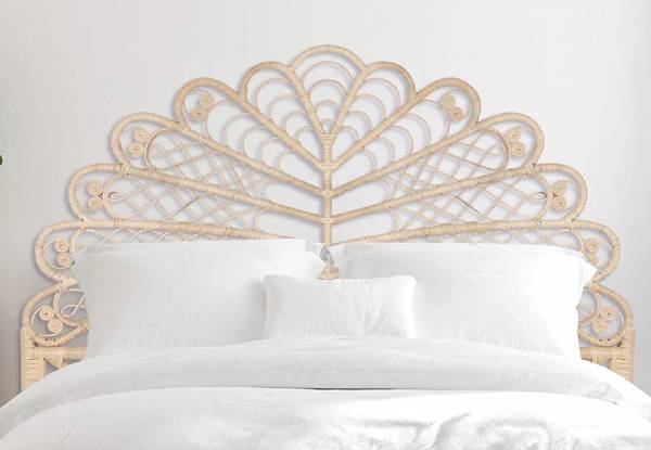 Rattan Headboard Range - Available in Four Styles, Three Colours & Three Sizes