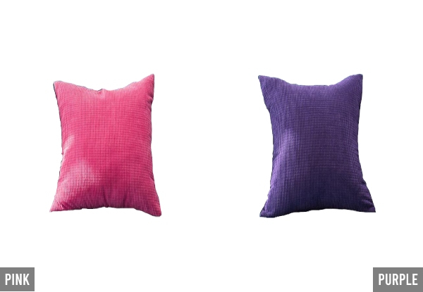 Weave Pattern Cushion Cover - 11 Colours & Three Sizes Available