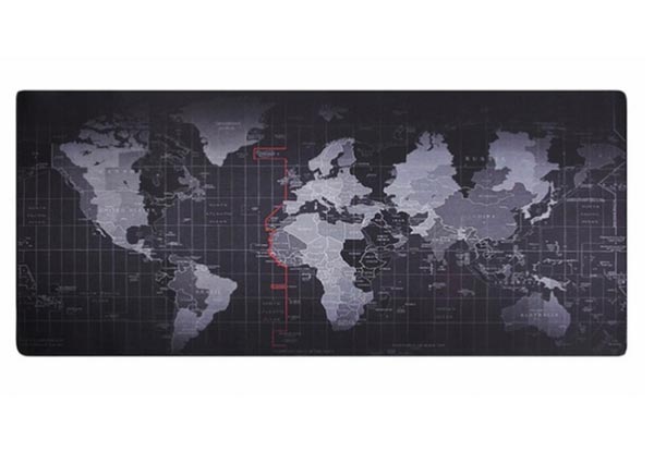 Large World Map Mouse Mat Pad - Two Sizes Available with Free Delivery