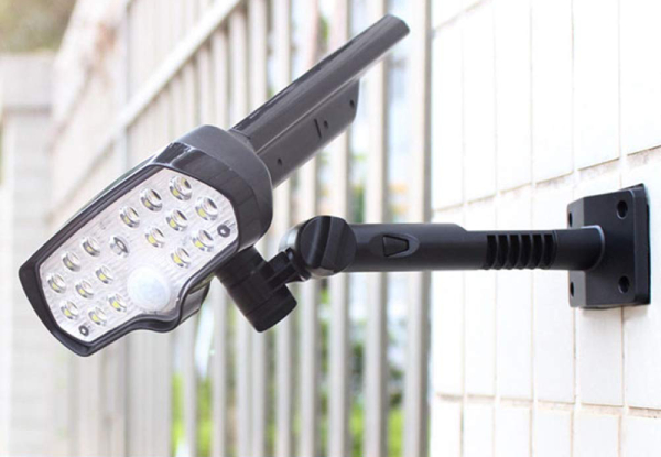 LED PIR Motion Sensor Solar Lamp