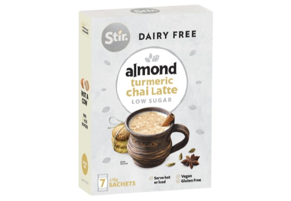 42-Pack of Vegan Almond Milk Hot Drink Mixes - Four Flavours Available & Option for a Mixed Pack