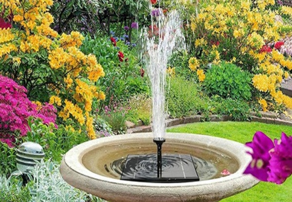 1.2W Free-Standing Solar-Powered Water Fountain