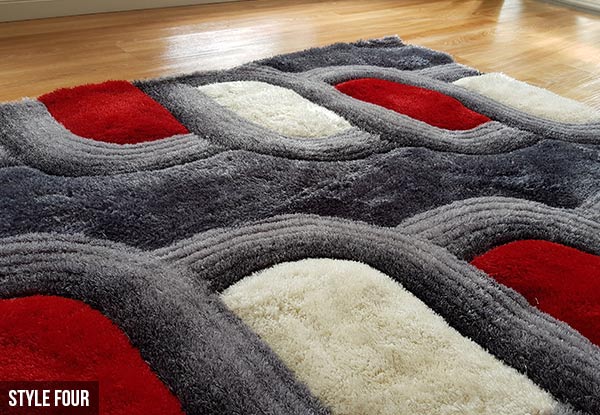 3D Cut Rugs - Three Sizes Available - North Island Delivery