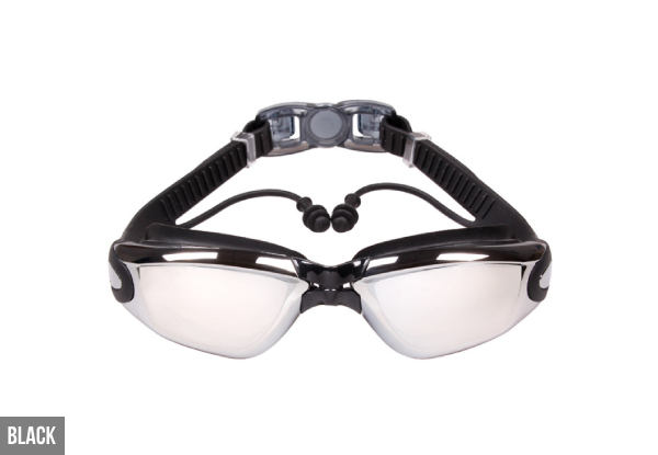 Swimming Goggles with Earplugs - Four Colours Available