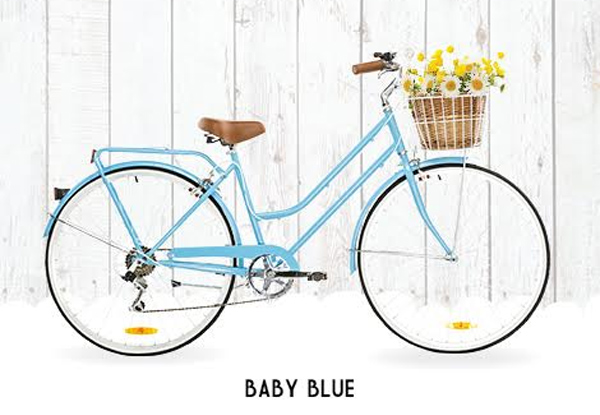 Baby blue vintage online bike