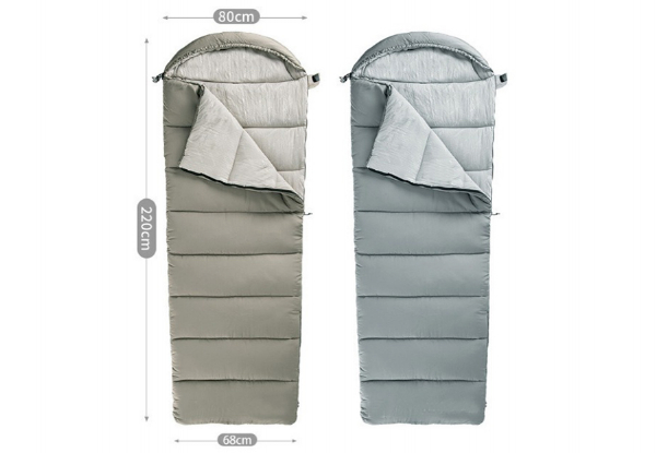 Camping Sleeping Bag - Two Colours Available