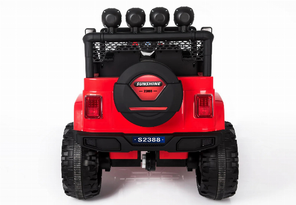 Kids Ride-On Jeep with Built-in Music - Two Colours Available