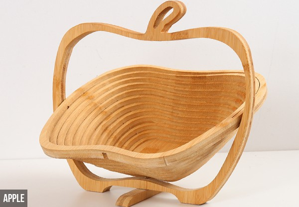Bamboo Collapsible Fruit Basket - Two Styles Available