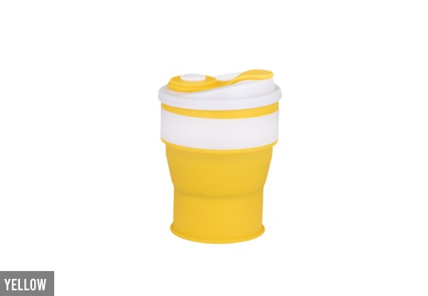 Collapsible Travel Mug - Seven Colours Available