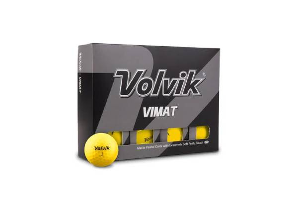 12-Pack Volvik Vimat Ball - Available in Six Colours