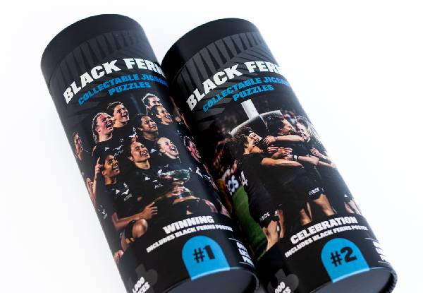 Official Black Ferns 1000-Piece Collectable Jigsaw Puzzle - Two Options Available - Elsewhere Pricing $40