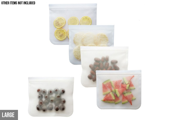 Reusable Food Storage Bags Range - Four Options Available
