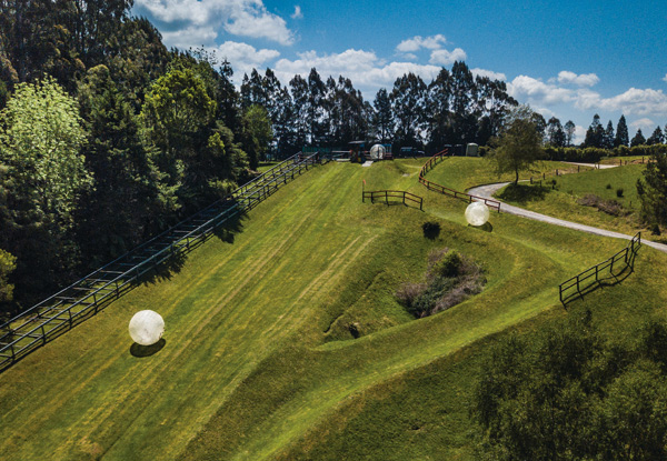 One ZYDRO ZORB Ride for Ages 6 - 17 Years - Option for an Adult or Passes for Both