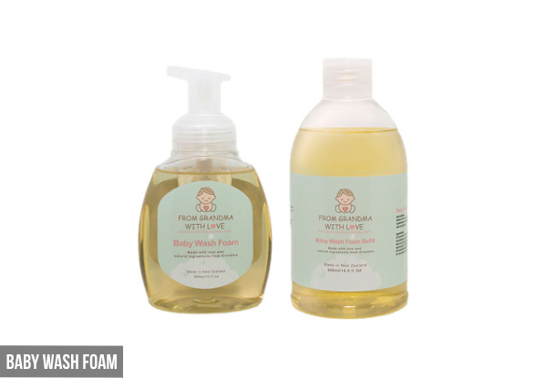 Natural Baby Wash Pack Range - Two Options Available