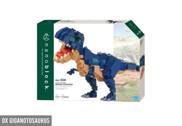 Nanoblock Dinosaurs & Dragon Range - Four Options Available