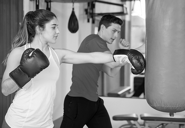 From $49 for One Month of Unlimited Fitness & Boxing Classes, or $119 for the "Fight Like a Girl" Package with Olympian Boxer Alexis Pritchard or "Learn to Box" Package with Boxing Coach of Olympians, Cameron Todd (value up to $220)