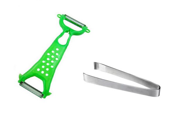 Fish Bone Tweezers & Serrated Peeler with Free Delivery