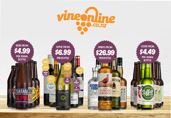 $15 off any Purchase with Delivery Included  from Vineonline